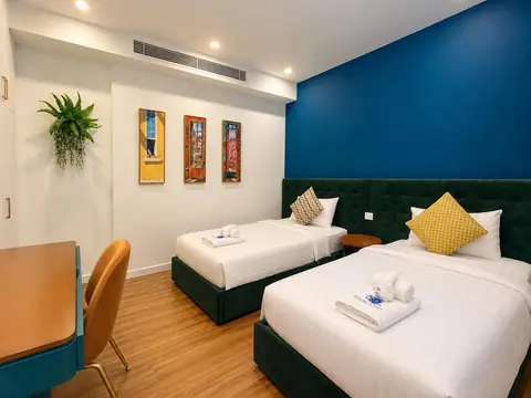 Phòng ngủ hai giường đơn